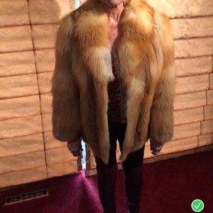 Red fox jacket Sabu Furs